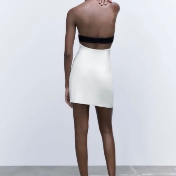BNWT Zara Strapless Mini Dress - Picture 4 of 6